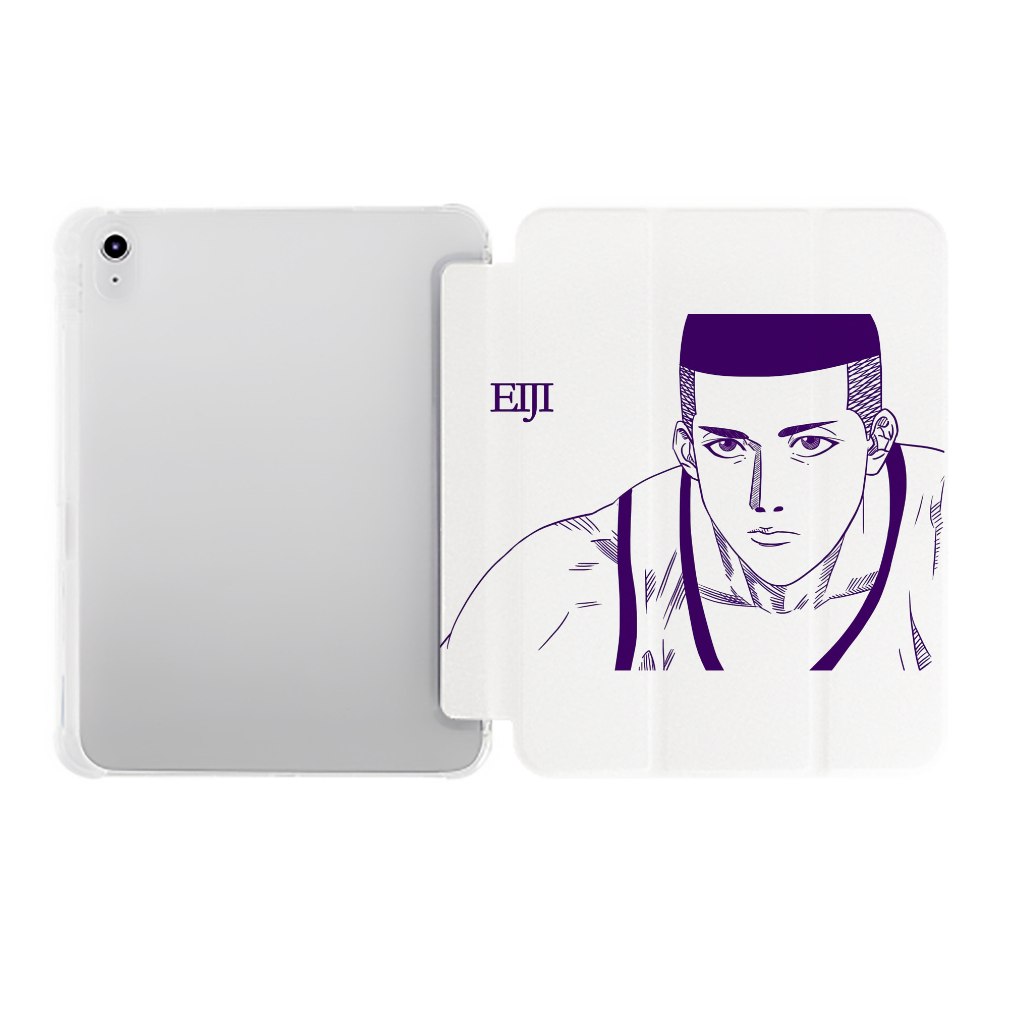 （画像用） SLAM DUNK／スラムダンク IPad ケース ペン収納付き 三つ折りスタンド PUレザー×シリコン 対応機種9.5/10.5/10.9インチ